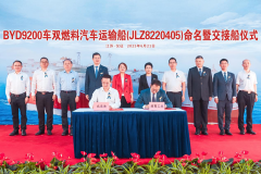 <strong>比亚迪第五艘汽车运输船“西安号”正式交付</strong>