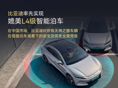 <strong>比亚迪率先实现媲美L4级智能泊车</strong>